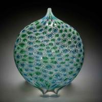 Aqua Lime Ellipse by David Patchen