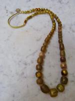 Necklace Roman Glass Beads by Miranda Crimp