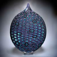 Uranium Teal Hyacinth Ellipse by David Patchen