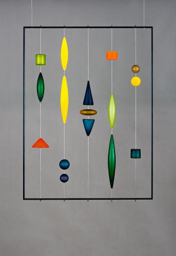 Geometry and Colour in Balance by Baldwin Guggisberg