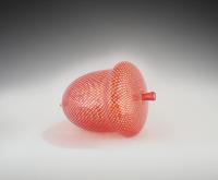 Red Reticello Acorn by Dante Marioni