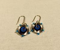 Earrings Single Bead Violet (T12) by 